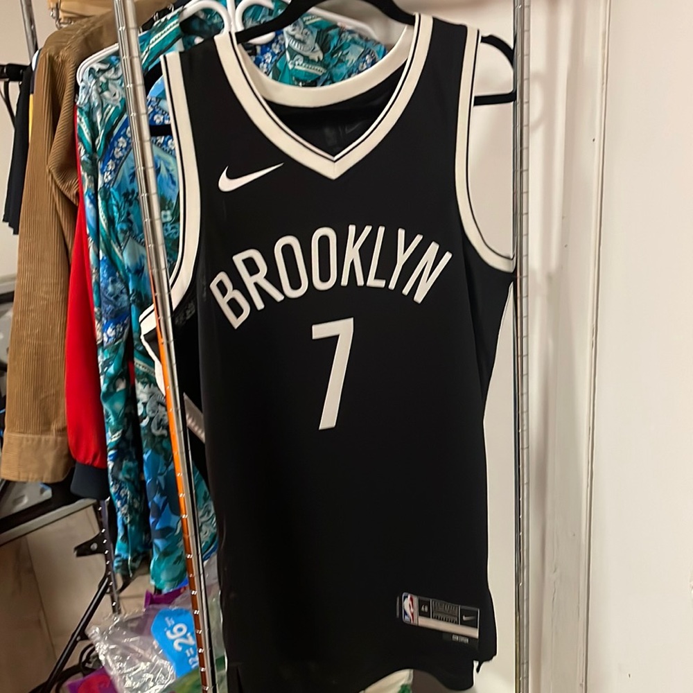 NIKE KEVIN DURANT JERSEY BROOKYLN NETS BRAND NEW . Size LARGE - Picture 1 of 5